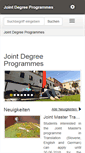 Mobile Screenshot of jointdegree.eu