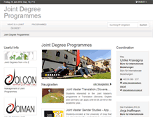 Tablet Screenshot of jointdegree.eu